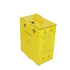 2.5L Custom Printing Recycling cardboard safety box for syringe Medical Sharps Box