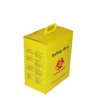 Disposable 5L Hospital Medical Sharps Box With Superior Safety Design