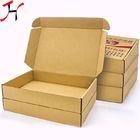 Recyclable Material Kraft Mailer Boxes , Logo Printed Corrugated Box