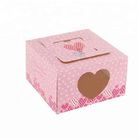 Custom Printed Paper Food Container Cake Packaging Box with window