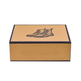 注文の印刷の長い耐用年数の折る波形の靴箱の長方形の形